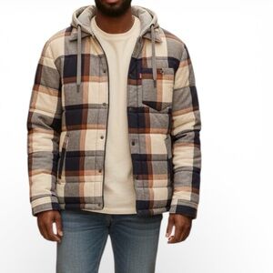 Levi’s Sherpa-Lined Plaid Jacket – Men’s 3X